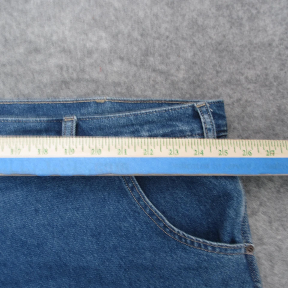 Dickies Jeans Men's 50x32 Blue Light Wash Straight Leg Jeans - Image 3 of 4