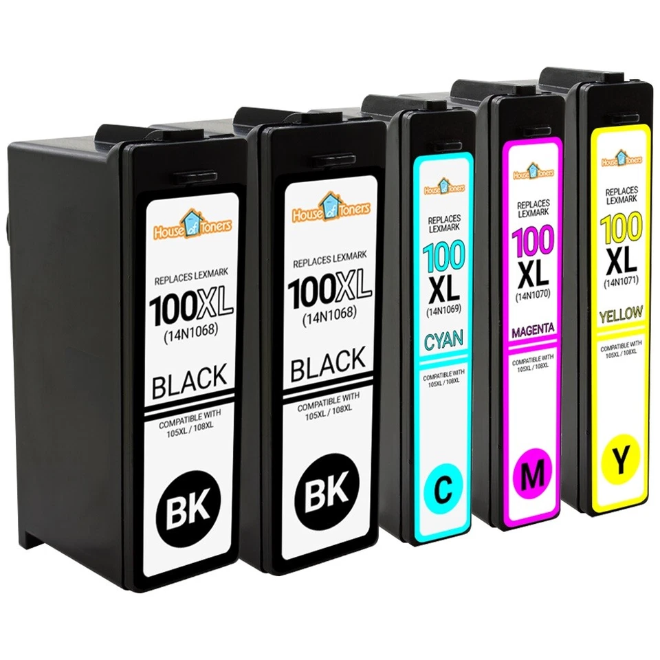 For Lexmark 150XL Ink Cartridge for Lexmark Pro 715 915 Lot - Image 2 of 2