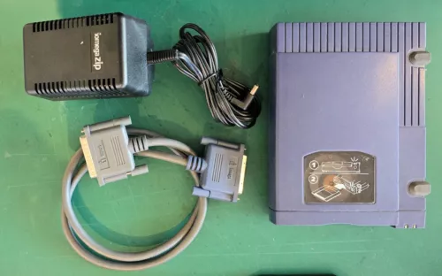 Iomega 100MB Zip drive External. With Power supply, cable & disks