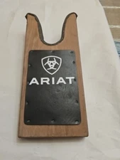 Vintage Ariat Boot Remover Jack Wooden Cowboy Worker Farmer Shoe Boots Puller L3