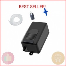 AQUANEAT Aquarium Air Pump for Small Fish Tank up to 10 Gallon, 50 GPH Hydroponi