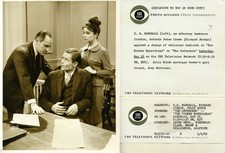 THE DEFENDERS Photo 7X9 EG Marshall Richard Jordan 1962