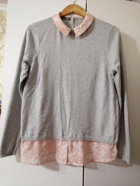Women Laura Ashley Sweater Grey 38 / M / 46