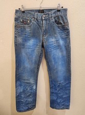 Jean Énergie Homme - Taille 32/34 (40) - Bleu - Occasion En Parfait état - Coupe Droite