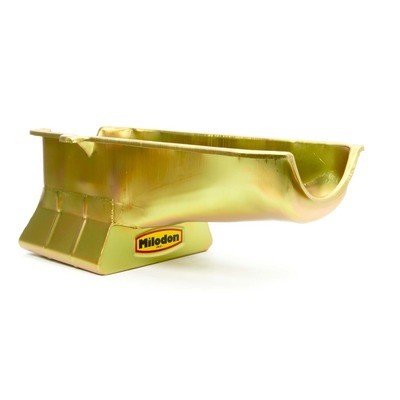 Milodon 30901, One Engine Oil Pan 7 qt 8.25 in Deep 2-Piece Seal for SB Chevy