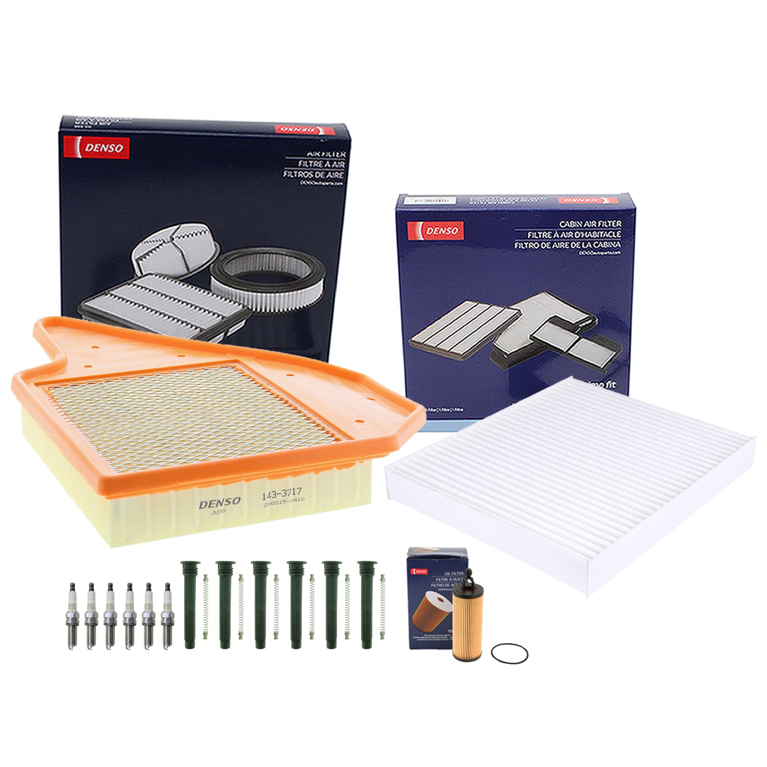 Denso Tune Up Kit NGK 6 Spark Plug  Boots Kit for Grand Caravan TownCountry V6