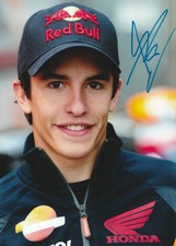 Marc Marquez autograf oryginalny podpisany – Repsol Honda MotoGP A4 zdjęcie portretowe