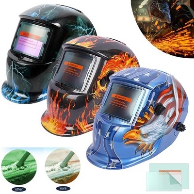 Solar Welder Helmet True Color Auto-Darkening Welding Helmet ARC TIG MIG Weld