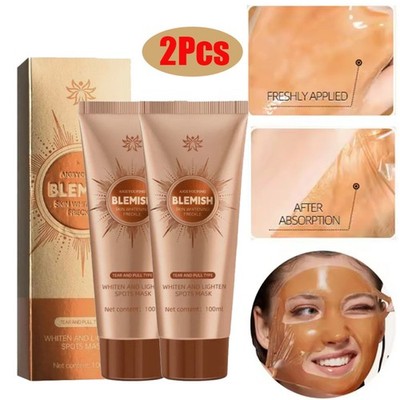 2X Herbal Spots Peel-Off Facial Mask for Deep Cleansing Acne Treatment Face Care