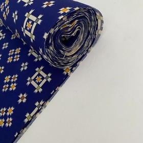 Dark Cobalt Wool UnUsed BOLT By the Yard Japanese Kimono Fabric BW79