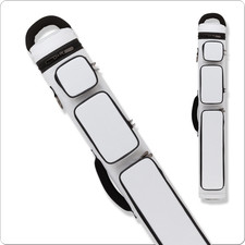 Action ACB24 WHITE 2Bx4S Billiards Pool Cue Stick Case w/ Backpack Strap