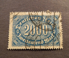 Scott#205, 1922-23, 2000 m,  German Numeral Used Stamp