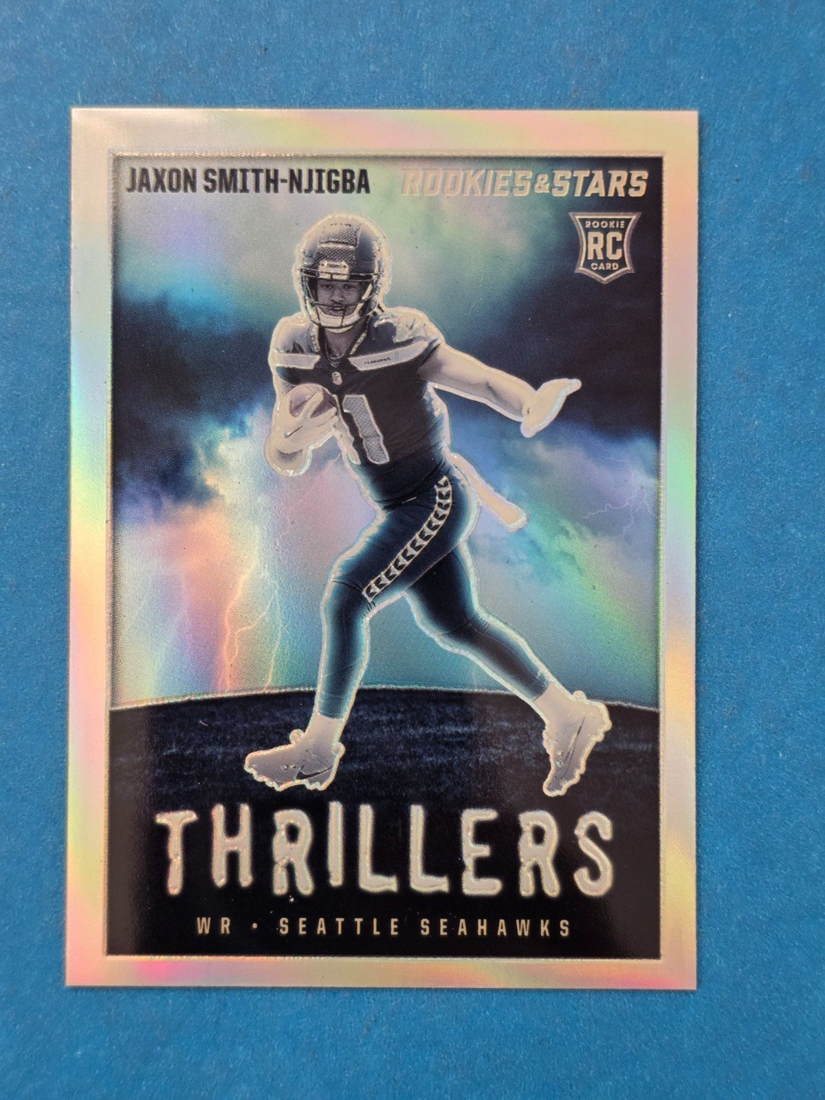 2023 Panini Rookies & Stars Thrillers RC Jaxon Smith-Njigba #TH-27 Silver Prizm