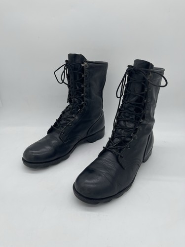 Vintage Altama Militär Kampfstiefel 9" schwarz Vollleder Herren Größe 11,5R - Bild 2 von 18