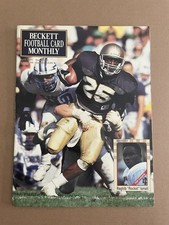 Beckett Football Card Monthly #13 April 1991 Rocket Ishmael - Ronnie Lott