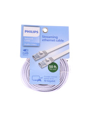 Philips Streaming Ethernet Cable 50 ft Flat Cord