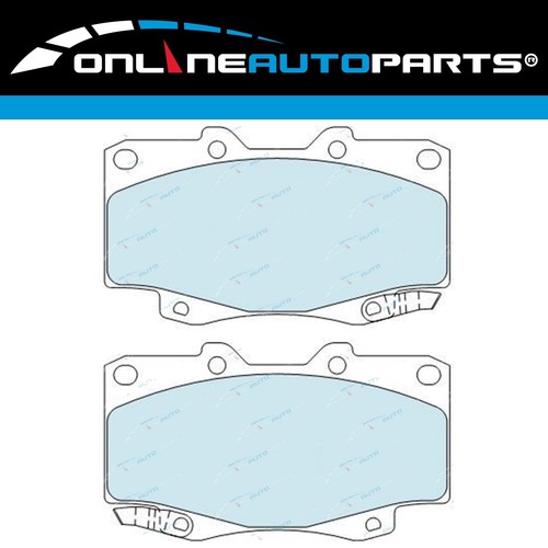 2 Front Slotted Disc Rotor for Hilux 4x4 KUN25 KUN26 GGN25 Bendix Brake Pads - Picture 4 of 6