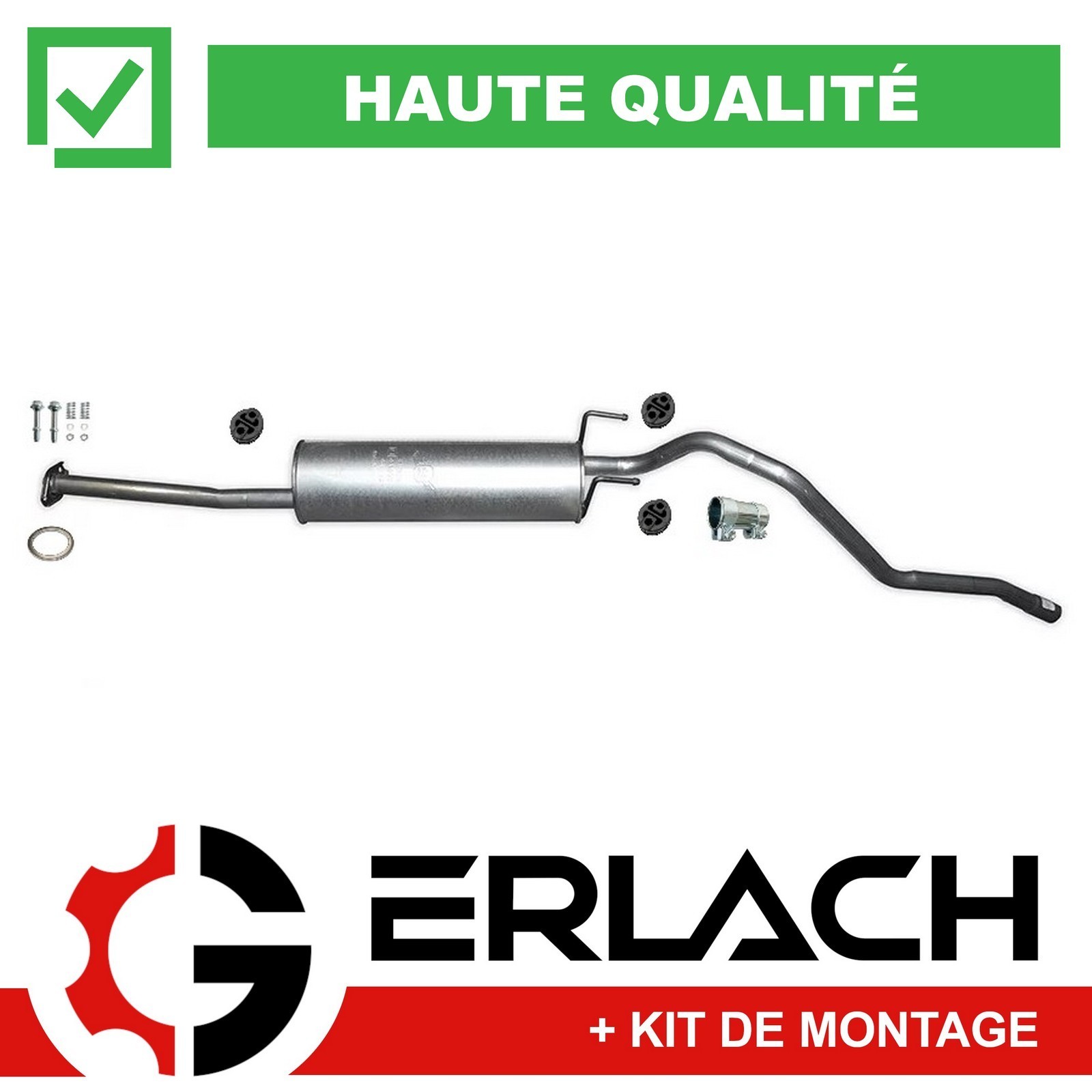 Silencieux intermédiaire Toyota Hilux IV V stop fuite gaz 4WD 1.8
