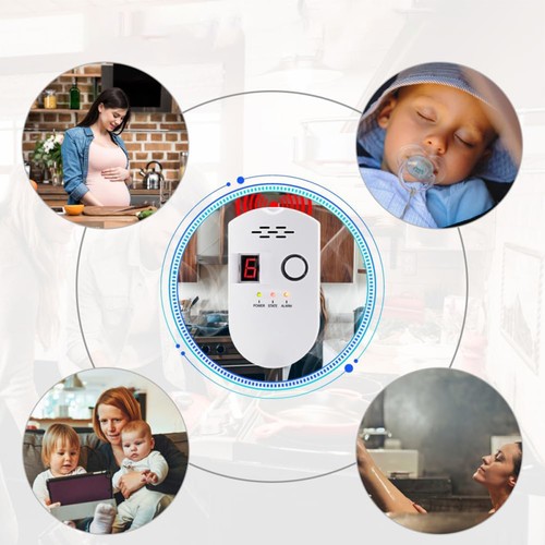 Gasmelder für den Haushalt stadtgas, Methan Propan Butan Erdgas Flüssiggas Alarm - Bild 10 von 21