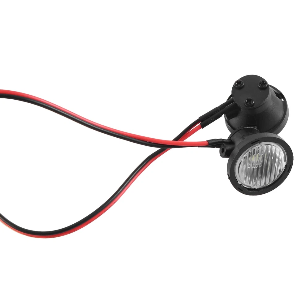 2 StüCk LED-Leuchten  Scheinwerfer Scheinwerfer für 1/10 RC Crawler Ca4900 - Bild 4 von 4