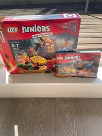 LEGO Juniors 10744 Thunder Hollow Crazy 8 Race Used No Jackson Storm (blue car)