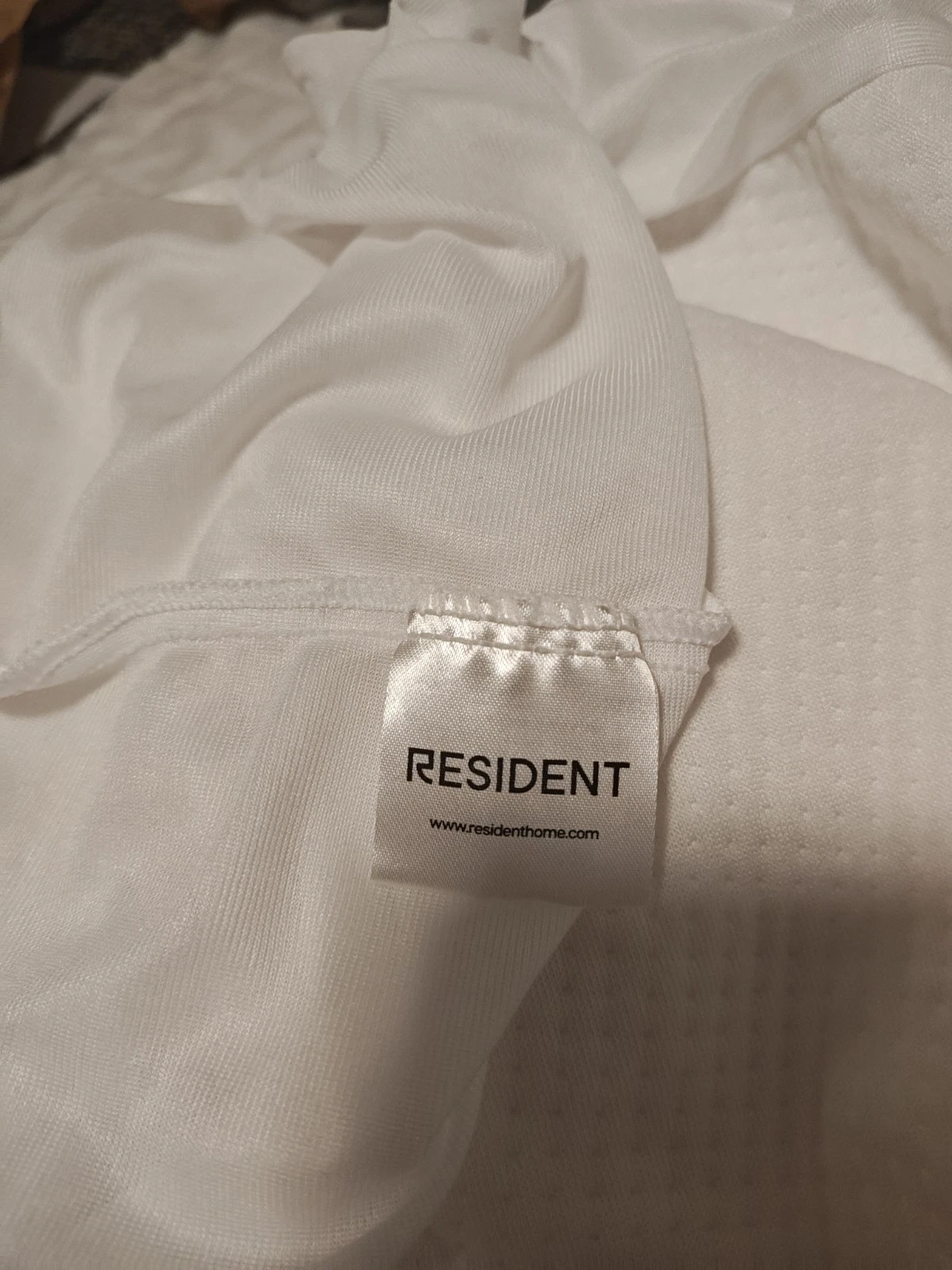 Anti-Microbial Mattress Protector By Resident Queen, White