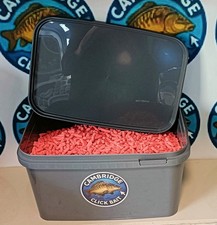 3KG Bucket Of Premium Low Oil Bloodworm Carp Fishing Pellets 6.33 per kilo
