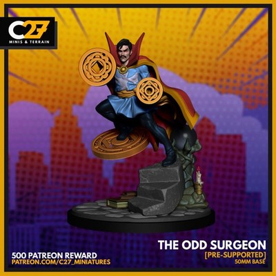 C27 - Dr. Strange Fan Sculpt (40mm Marvel Crisis Protocol Scale)