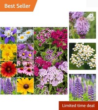 Perennial Wildflower Seed Mix | 2 Ounce 30,000+ Seeds 16 Species Perennial Se... 159.92 per gallon