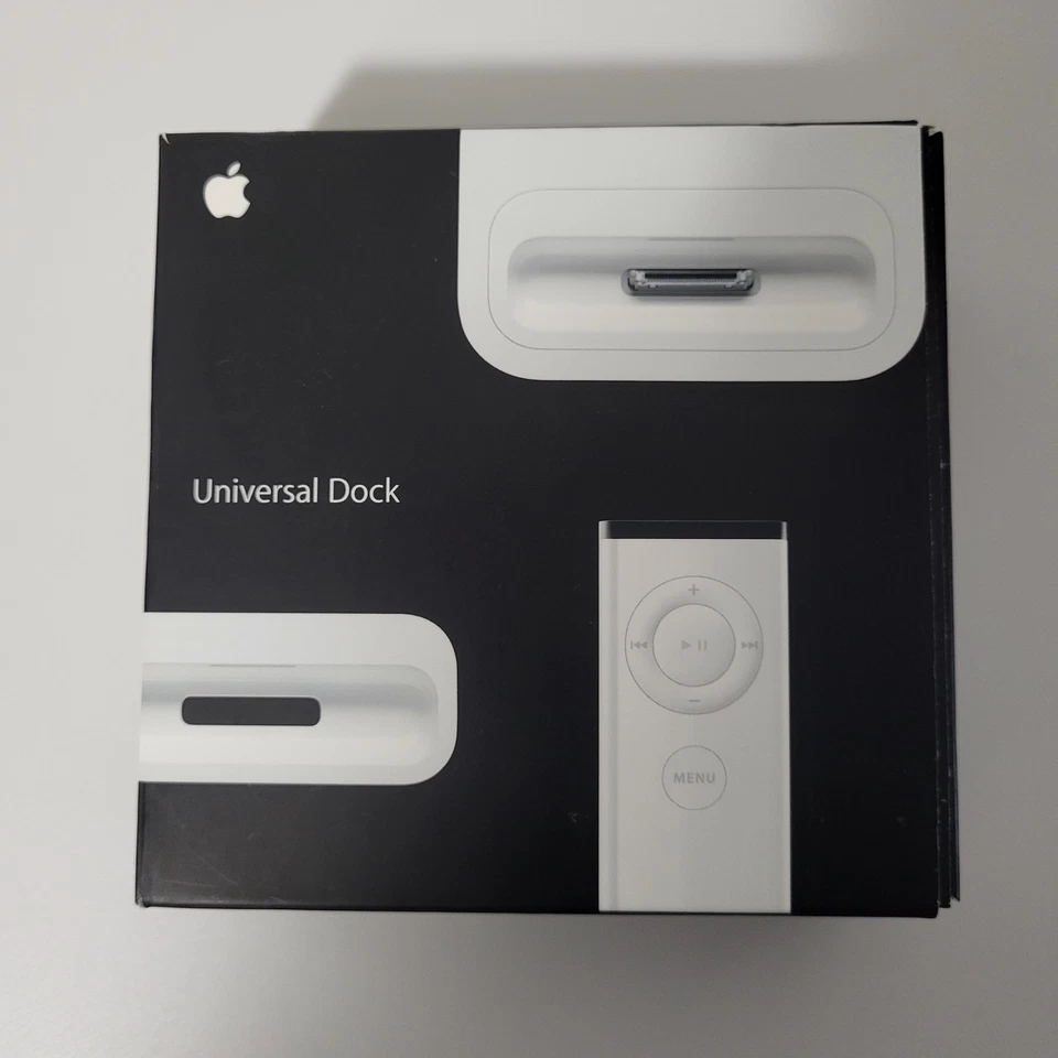 Base Universal Apple para iPod/IPhone MB125G/A con insertos de base + control remoto Foto 2 de 4