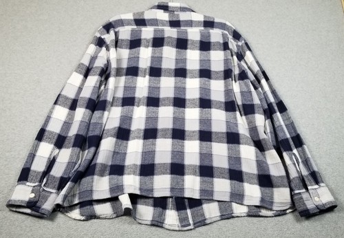 LEVI’S Button Up Hemd Herren 2XL XXL Mehrfarbig Kariert Langarm Flanell Relaxed - Bild 3 von 8