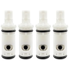 Faucet Cartridge Replacement Kit for Double Handle Faucets Tub/Shower - 4 Pack