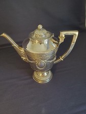 Silberkanne antik Hanau Neresheimer 800er Silber 736 gr.