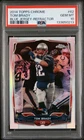2014 TOPPS CHROME BLUE JSY-REFRACTOR #62 TOM BRADY PSA 10