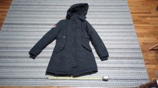 Canada WeatherGear Youth Black Long Sleeve Hooded Full Zip Jacket Size L/G 14/16