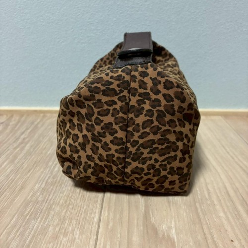 Bottega Veneta Leopard Nylon Mini Pouch Micro Bag Y2K Archivio Autore dal Giappone - Foto 18 di 24
