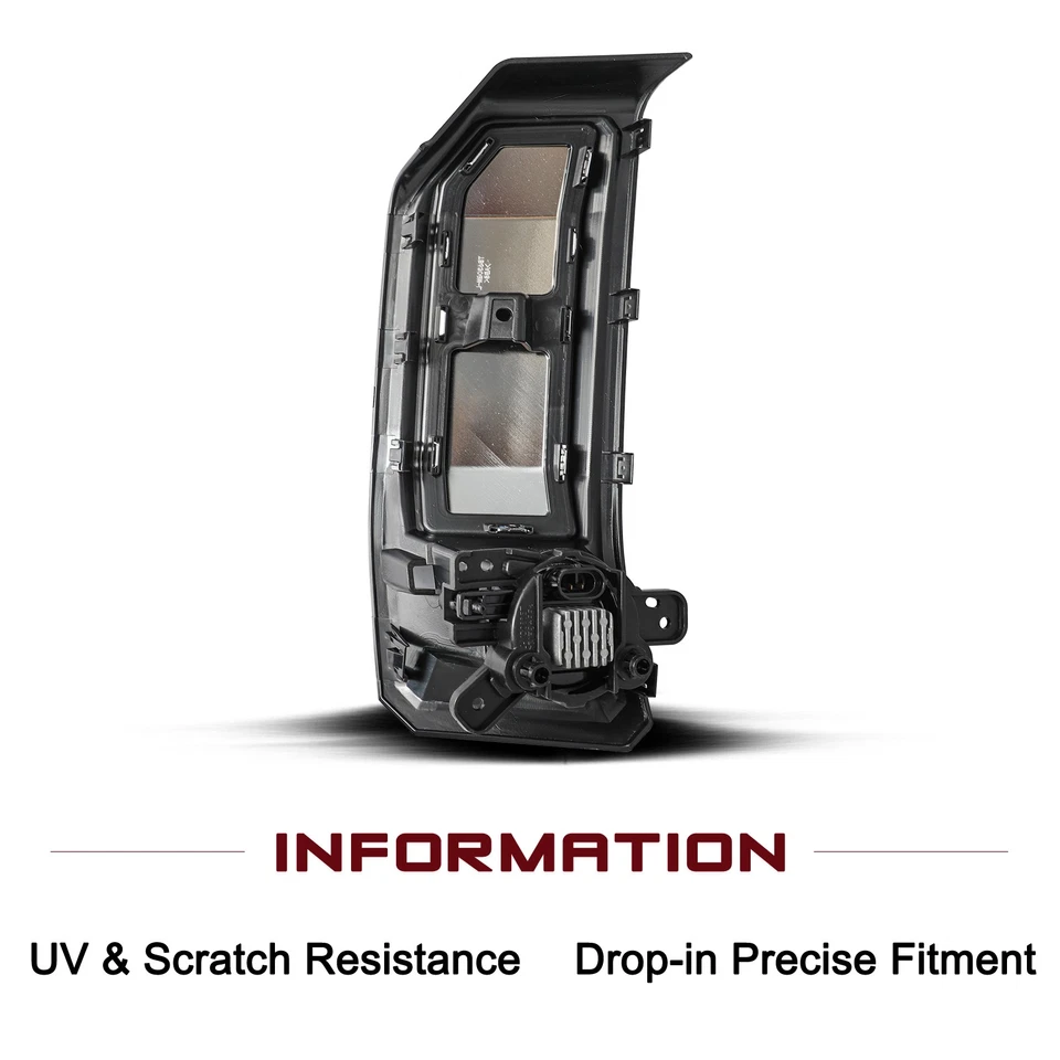 Faros antiniebla LED parachoques para GMC Sierra 2500HD 3500HD 2024 2025 con interruptor L+R Foto 3 de 4