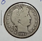 1904 O Barber Half Dollar