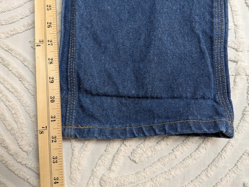 Carhartt B07 DNM Dark Wash Double Knee Denim Blue Jeans Men’s 34 X 32 Logger - Picture 10 of 13