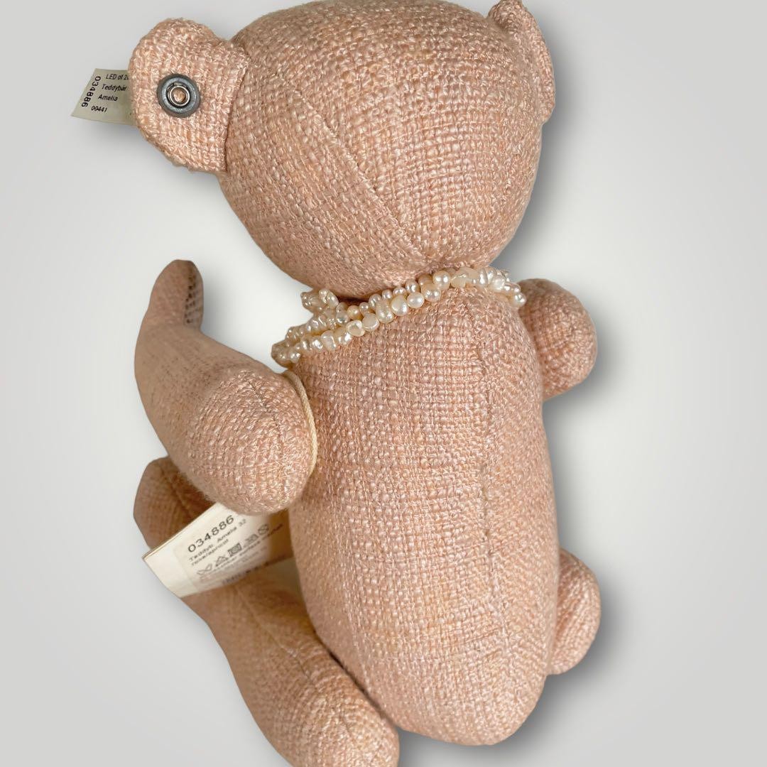 Plush Toy Steiff Amelia Paradise Antique Teddy Bear Pink Color