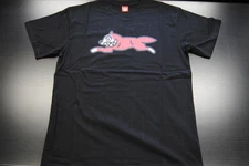 [451-3204] NEW MEN'S ICECREAM RUNNING DOG SHORT SLEEVE TEE BLACK