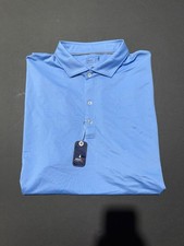 NWT MEN'S JOHNNIE-O BIRDIE POLO, SIZE: XL, COLOR: SEYCHELLES M1.12