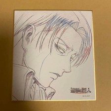 Attack on Titan Levi Mini Shikishi Art Board WIT Studio collectible new