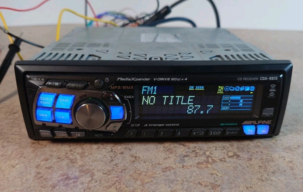 カーオーディオ ALPINE CDA-9815J MDA-5060MS Yahoo!オークション - ALPINE アルパイン CDA-9815J MDA-5060MS