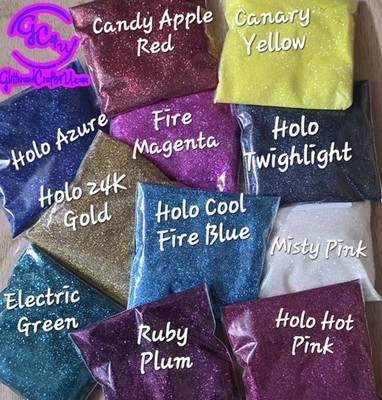 .008  Ultra-Premium Glitter MakeUp-Nails-Tumblers-Soft Lure-Spoon Flies -1oz