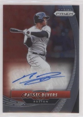 2020 Panini Prizm Game Ball Graphs Rafael Devers #GBG-RD Auto o3p