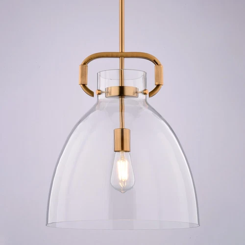 Madrona 14-In. W Pendant Muted Brass - Picture 4 of 5