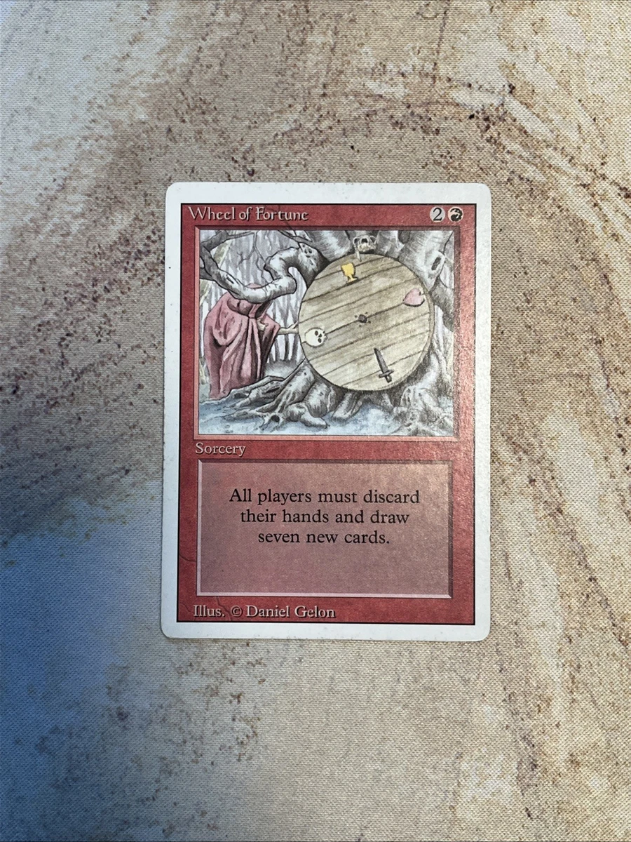 Wheel Of Fortune In Individual Magic: The Gathering Cards for sale