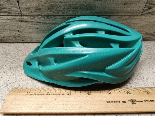 My Life As Doll Green Glitter Bicycle Helmet Fits 18” American Girl Replacement - Picture 7 of 7