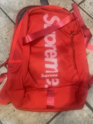 Supreme Solar Red Brand New Book Bag with Tags Authentic Free Shipping